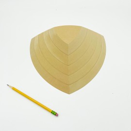 Spherical Square Pottery Form Stack (5 pack) Spherical Square Pottery Form Stack (5 pack)